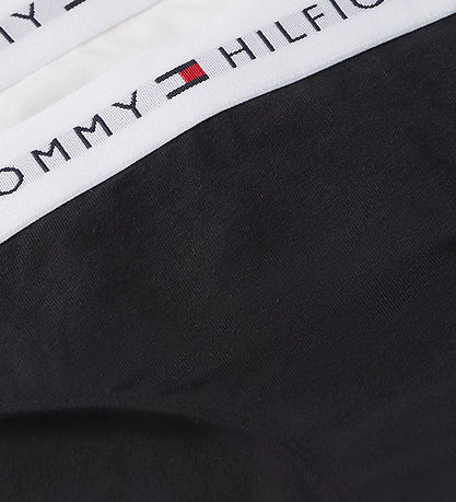 Tommy Hilfiger Trusser - 2-pak - White/BlackOrange