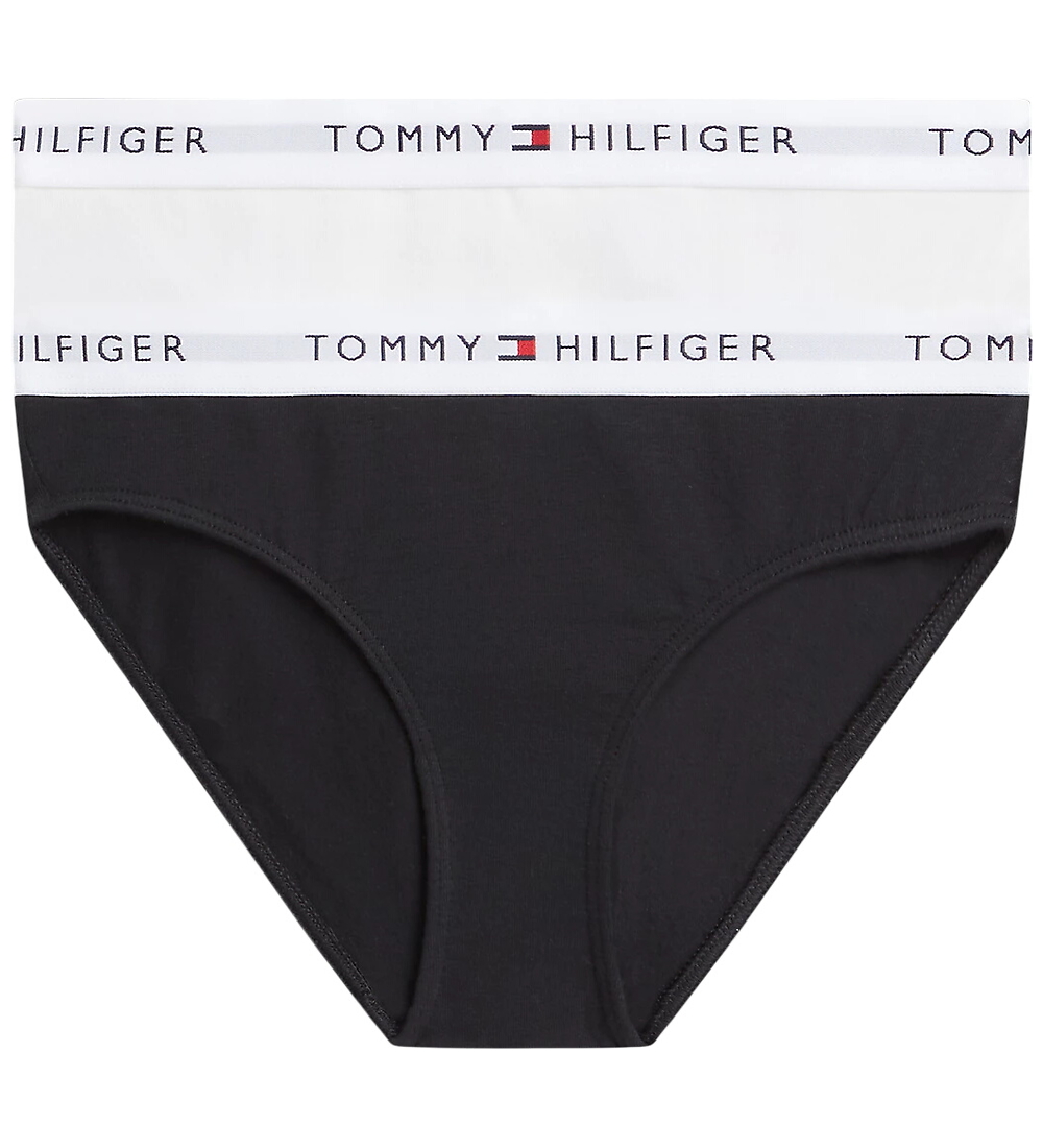 Tommy Hilfiger Culottes - 2 Pack - WhiteNoirOrange - Tommy Hilfiger - 12-14 ans 152-164 - Culottes 25 €