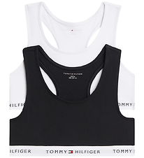 Tommy Hilfiger Toppe - 2-pak - White/BlackOrange