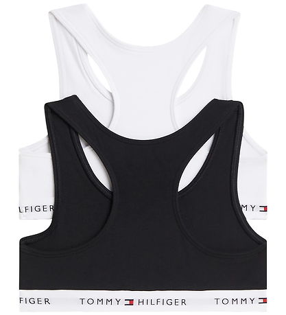 Tommy Hilfiger Toppe - 2-pak - White/BlackOrange