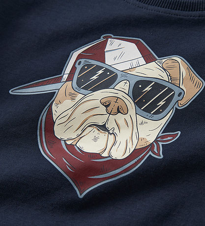 Name It Bluse - NmmVux - Navy Blazer/Cool Dog