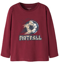 Name It Bluse - NmmVux - Rumba Red/Football