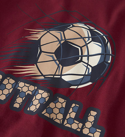 Name It Bluse - NmmVux - Rumba Red/Football