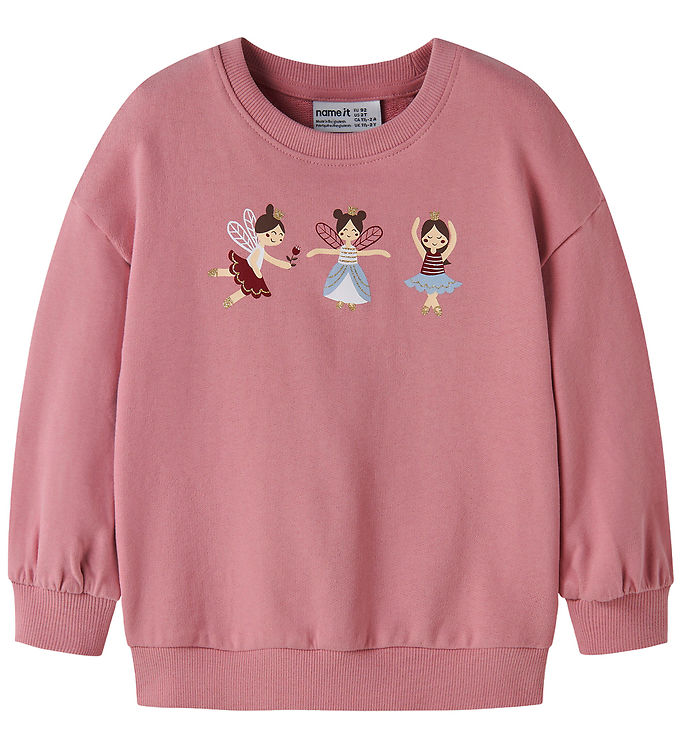 Name It Sweatshirt - NmfValona Long - Lilas/Fairies