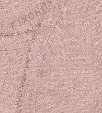 Fixoni Slå-om Body l/æ - Rib - Pale Mauve Melange
