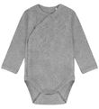 Fixoni Slå-om Body l/æ - Rib - Flint Gray Melange