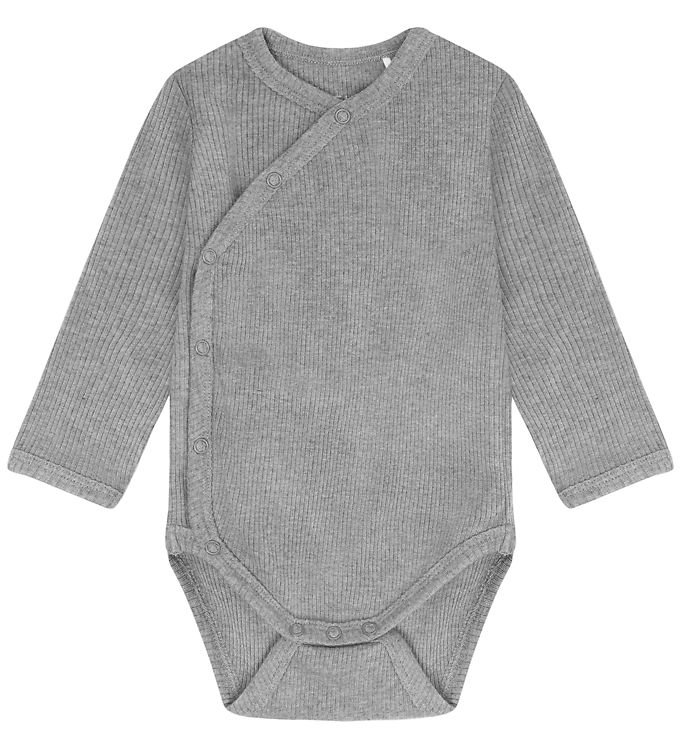 Fixoni Slå-om Body l/æ - Rib - Flint Gray Melange