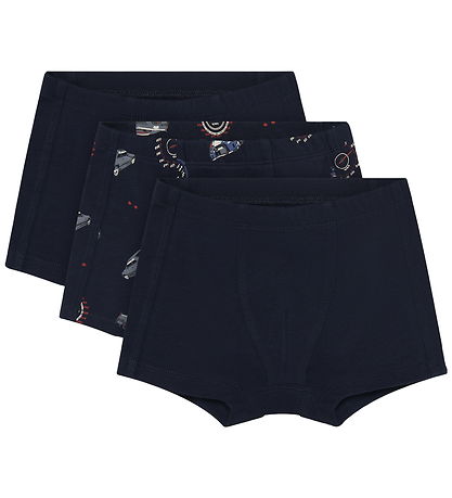 Minymo Boxershorts - 3-pak - Dark Sapphire