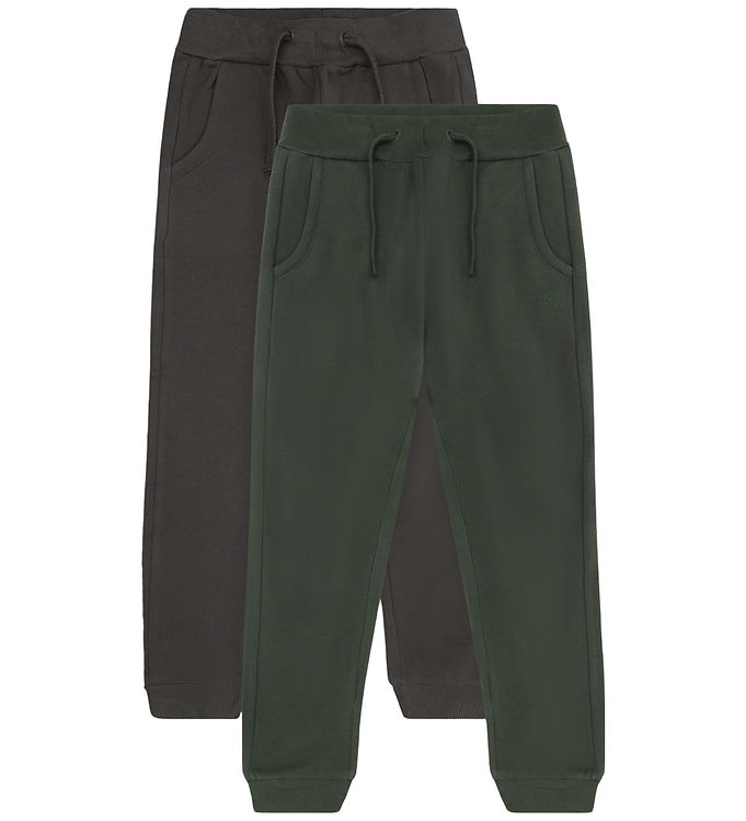 Minymo Sweatpants - 2-pak - Beetle