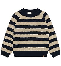 Minymo Bluse - Strik - Dark Sapphire
