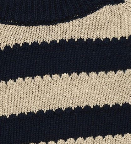Minymo Bluse - Strik - Dark Sapphire