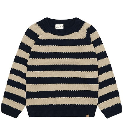 Minymo Bluse - Strik - Dark Sapphire