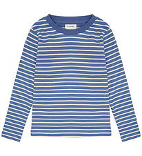 Minymo Bluse - Rib - Moonlight Blue