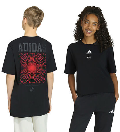 adidas Performance T-shirt - J MRVL SM GTX - Black/White