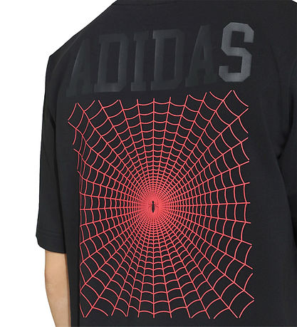 adidas Performance T-shirt - J MRVL SM GTX - Black/White