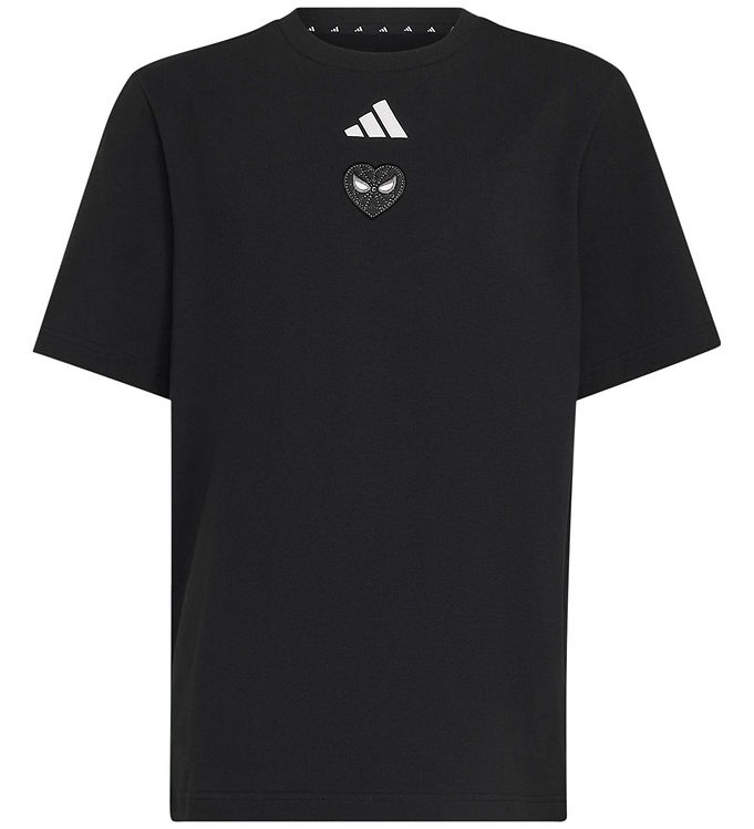 adidas Performance T-shirt - J MRVL SM GTX - Black/White