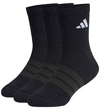 adidas Performance Strømper - 3-pak Crew - Black/Black/White