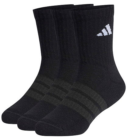 adidas Performance Strømper - 3-pak Crew - Black/Black/White