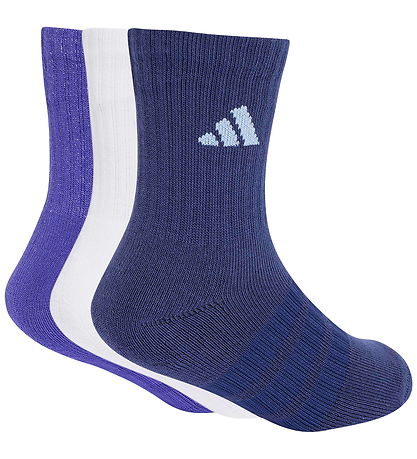 adidas Performance Strømper - 3-pak - Crew - Purpur/White/Dkblue