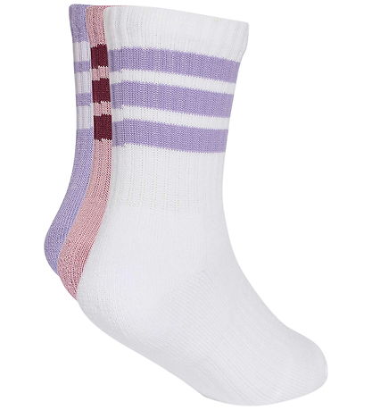 adidas Performance Strømper - 3-pak - Crew - Maglil/White/Magmau