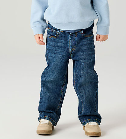 Name it Jeans - NmmRyan - Straight - Dark Blue Denim