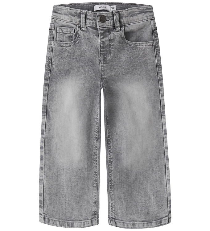NAME IT Wide Jeans Rose Medium Grey Denim