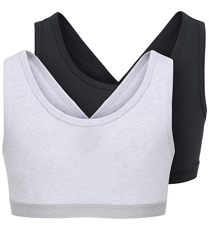 Kids Only Toppe - Vendbare - 2-pak - Noos - Light Grey Melange/S