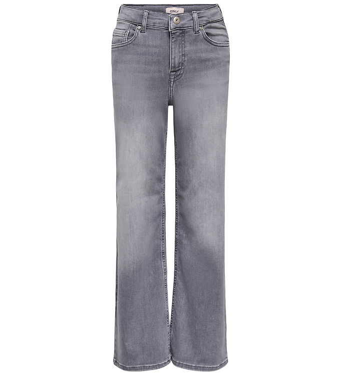Kids Only Jeans - Wide - KogMadison - Medium Grey Denim