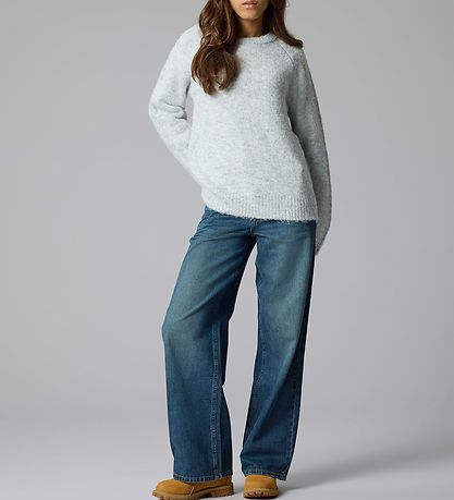 LMTD Jeans - Wide- NlfBett - Vintage Dark Blue Denim