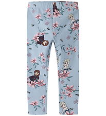 Name It Leggings - Frozen - NmfJalinda - Subdued Blue