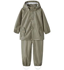 Lil' Atelier Regntøj - NmmLaDry10 - Twill/Stripe