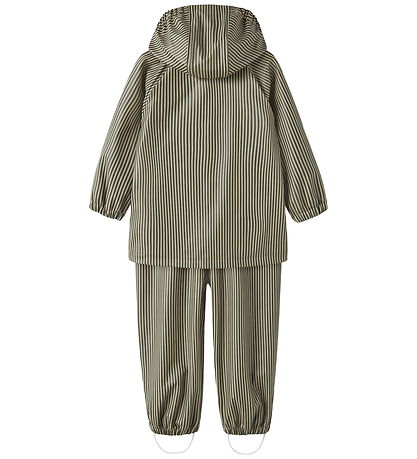Lil' Atelier Regntøj - NmmLaDry10 - Twill/Stripe