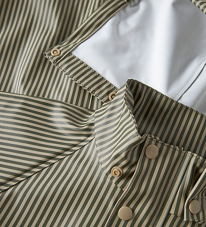 Lil' Atelier Regntøj - NmmLaDry10 - Twill/Stripe