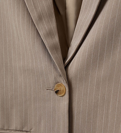 Sofie Schnoor Blazer - AlfiaSy - Beige Striped