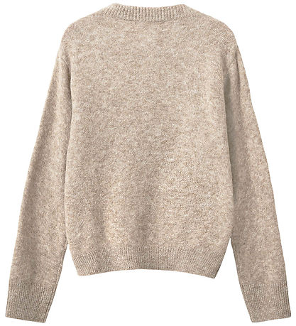 Sofie Schnoor Cardigan - Strik - MauraSy - Beige Melange
