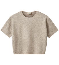 Sofie Schnoor T-shirt - Strik - CerinSy - Beige Melange