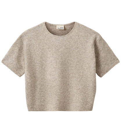 Sofie Schnoor T-shirt - Strik - CerinSy - Beige Melange
