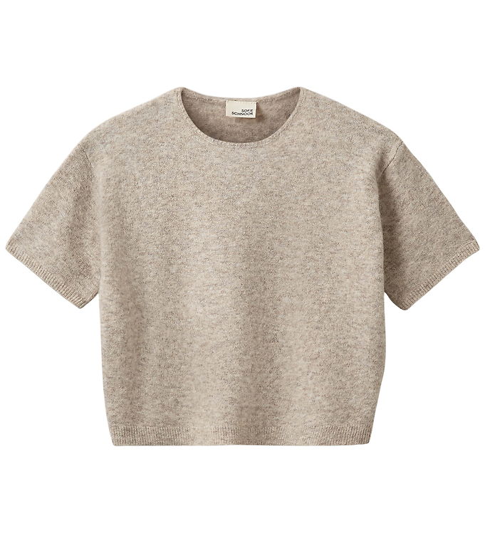 Sofie Schnoor T-shirt - Strik - CerinSy - Beige Melange