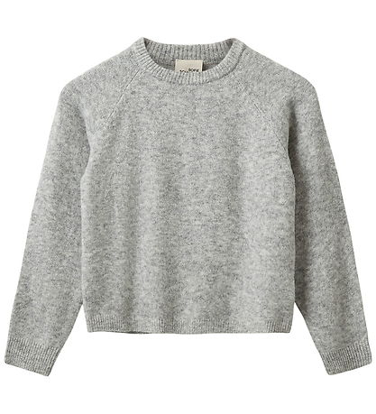 Sofie Schnoor Bluse - Strik - MagnaSy - Grey Melange