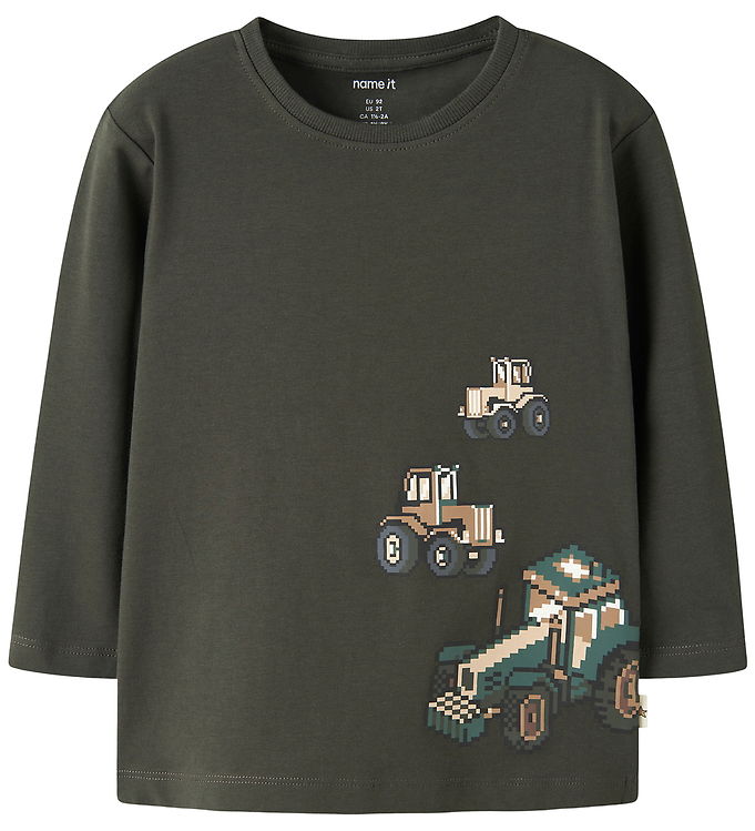 Name It Bluse - NmmLawrence - Peat m. Print