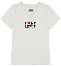 Levis T-shirt - Heart - Egret