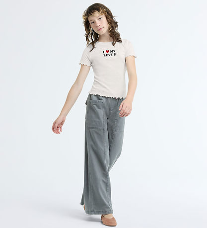 Levis T-shirt - Heart - Egret