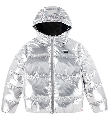 Levis Puffer Jacket - Silver Metallic