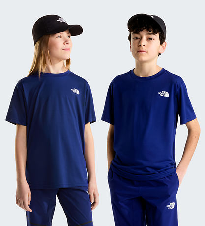 The North Face T-shirt - Bold Blue m. Logo