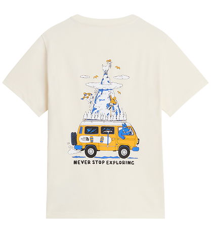 The North Face T-shirt - Teen B Outdoor - White Dune