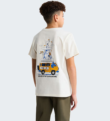 The North Face T-shirt - Teen B Outdoor - White Dune