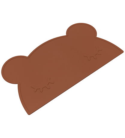 We Might Be Tiny Dækkeserviet - Bjørn - Chocolate Brown