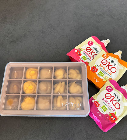 Tiny Tot Fryseboks Babymad - 15 Rum - Cappuccino