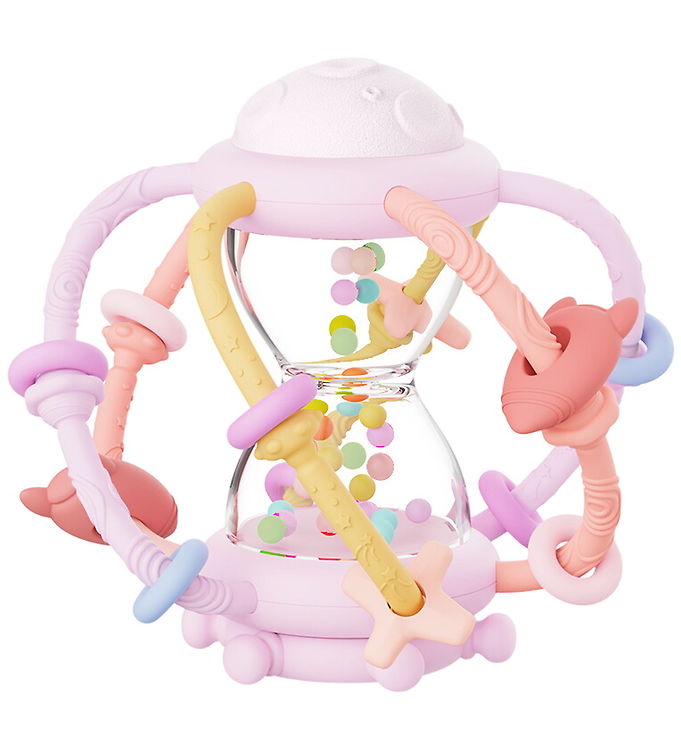 Tiny Tot Aktivitetsrangle - 12 cm - Pink billede