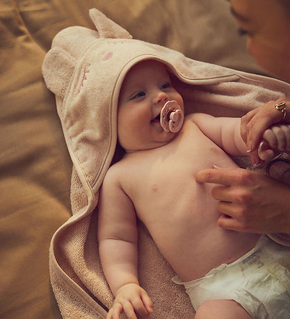 Müsli Babyhåndklæde - 80x80 cm - Nightingale